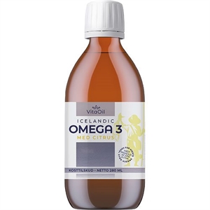 Vitaoil Omega-3 Islandsk Fiskeolie Citrus 240 ml